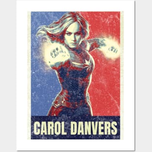 Carol in Hope and Distressed Style Posters and Art